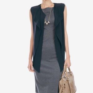 Navy double-layer vest